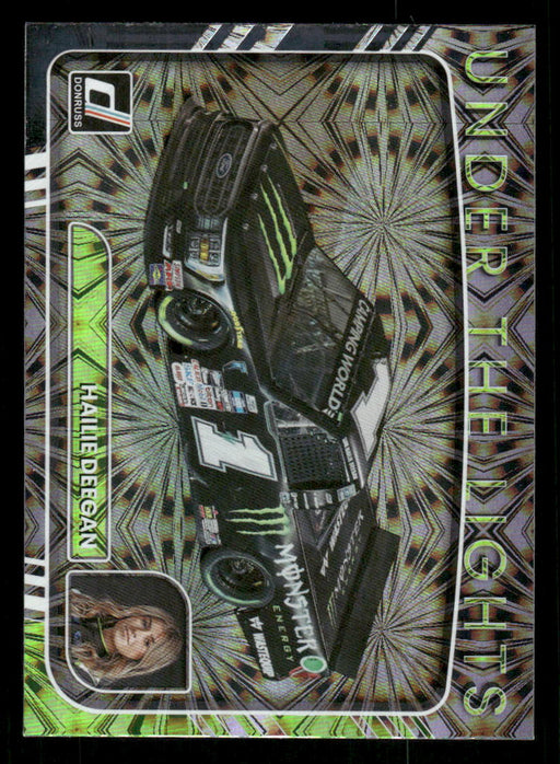 Hailie Deegan 2023 Panini Donruss Racing Under The Lights Front of Card