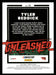 Tyler Reddick 2023 Panini Donruss Racing Unleashed Back of Card