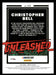 Christopher Bell 2023 Panini Donruss Racing Unleashed Back of Card