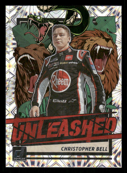 Christopher Bell 2023 Panini Donruss Racing Unleashed Front of Card