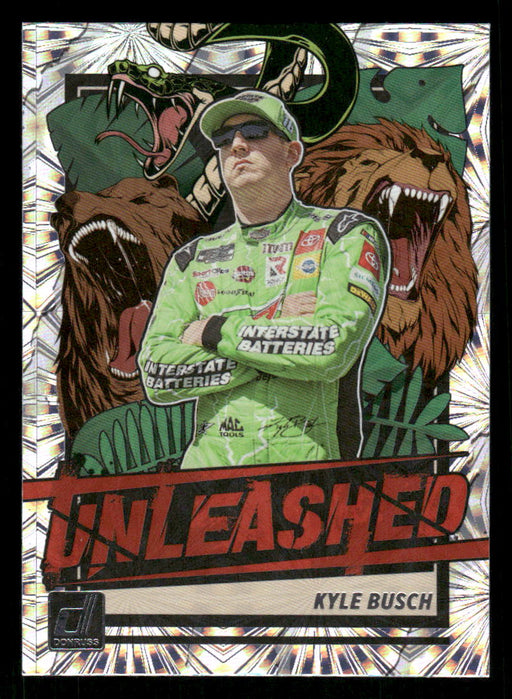 Kyle Busch 2023 Panini Donruss Racing Unleashed Front of Card