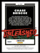 Chase Briscoe 2023 Panini Donruss Racing Unleashed Back of Card
