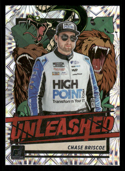Chase Briscoe 2023 Panini Donruss Racing Unleashed Front of Card