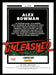 Alex Bowman 2023 Panini Donruss Racing Unleashed Back of Card