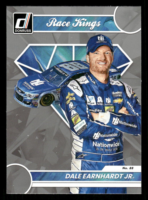 Dale Earnhardt Jr 2023 Panini Donruss Racing Silver Race Kings Base Front of Card