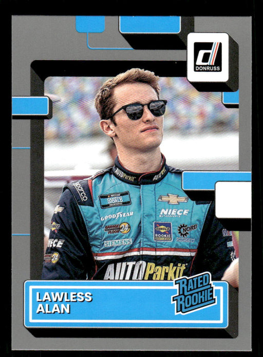 Lawless Alan 2023 Panini Donruss Racing Silver Drivers Base Front of Card