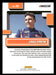 Jake Drew 2023 Panini Donruss Racing Silver Drivers Base Back of Card