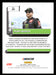 Kurt Busch 2023 Panini Donruss Racing Silver Drivers Base Back of Card