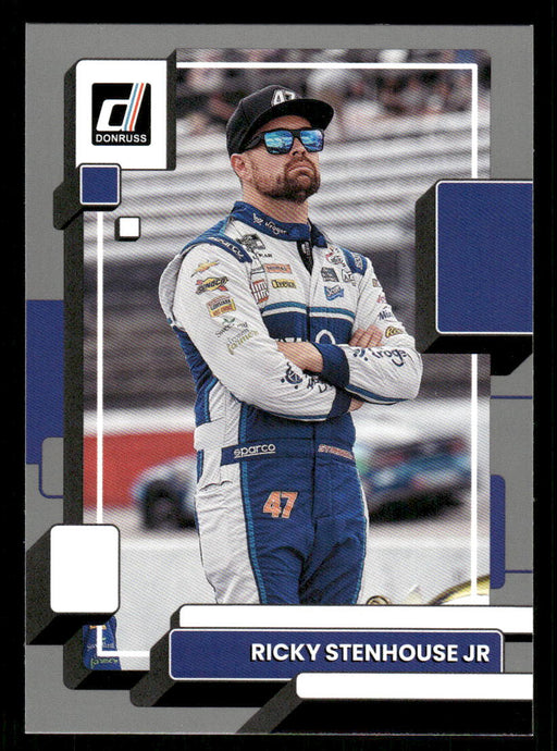Ricky Stenhouse Jr 2023 Panini Donruss Racing Silver Drivers Base Front of Card