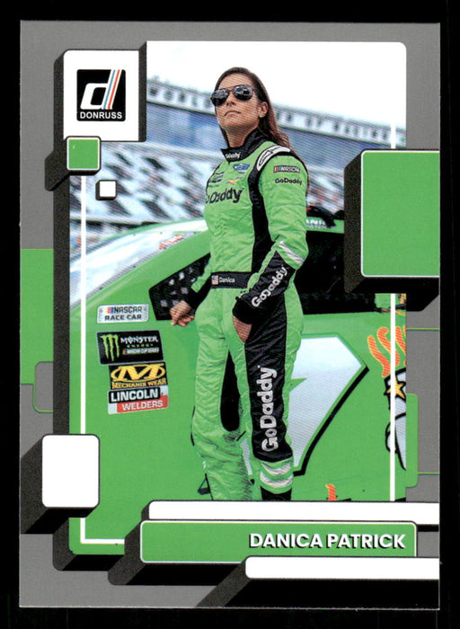 Danica Patrick 2023 Panini Donruss Racing Silver Drivers Base Front of Card