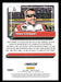 Tony Stewart 2023 Panini Donruss Racing Silver Drivers Base Back of Card