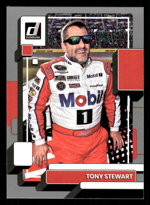 Tony Stewart 2023 Panini Donruss Racing Silver Drivers Base Front of Card