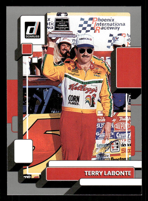 Terry Labonte 2023 Panini Donruss Racing Silver Drivers Base Front of Card