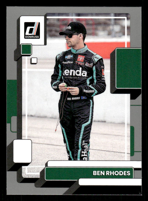 Ben Rhodes 2023 Panini Donruss Racing Silver Drivers Base Front of Card