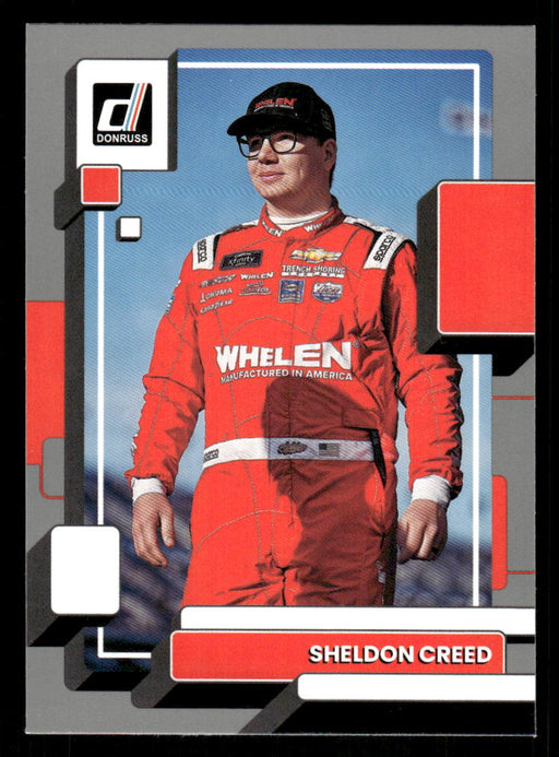 Sheldon Creed 2023 Panini Donruss Racing Silver Drivers Base Front of Card