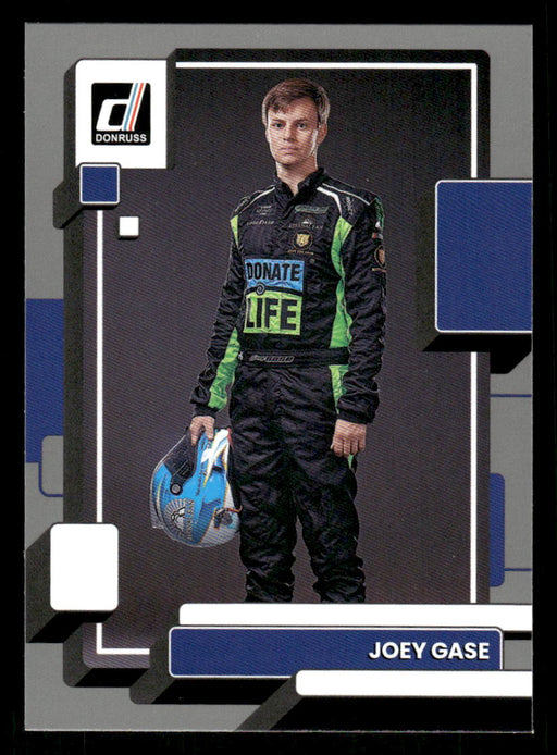 Joey Gase 2023 Panini Donruss Racing Silver Drivers Base Front of Card