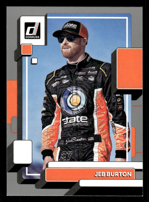 Jeb Burton 2023 Panini Donruss Racing Silver Drivers Base Front of Card