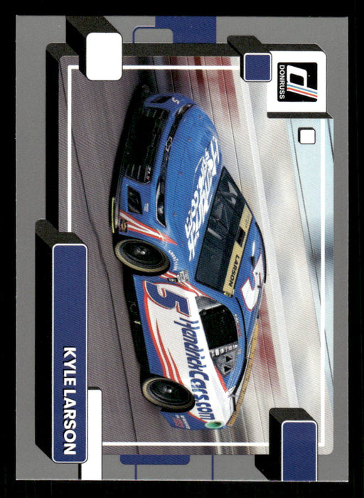 Kyle Larson 2023 Panini Donruss Racing Silver Cars Base Front of Card