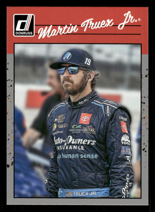 Martin Truex Jr. 2023 Panini Donruss Racing Silver Retro 1990 Base Front of Card