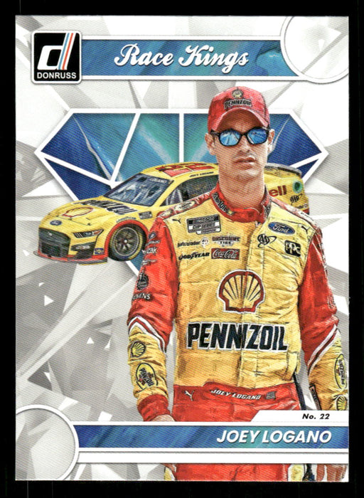 Joey Logano 2023 Panini Donruss Racing Race Kings Base Front of Card