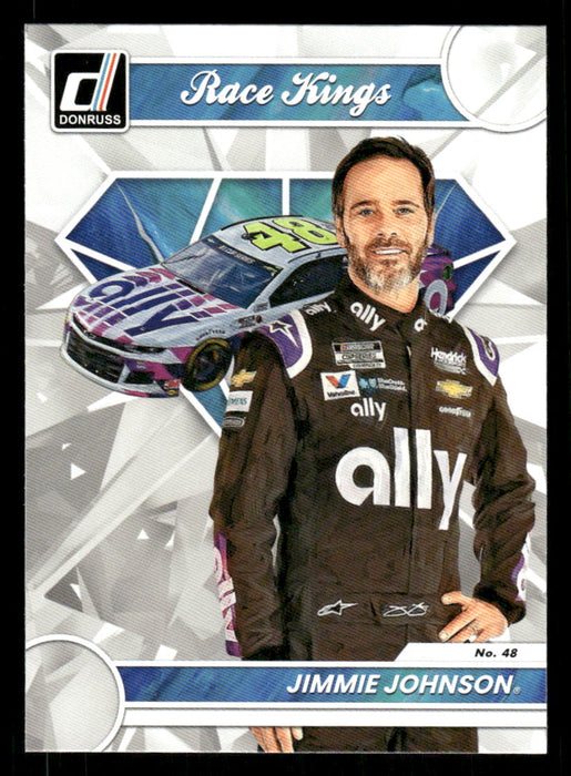 Jimmie Johnson 2023 Panini Donruss Racing Race Kings Base Front of Card