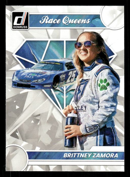 Brittney Zamora 2023 Panini Donruss Racing Race Kings Base Front of Card