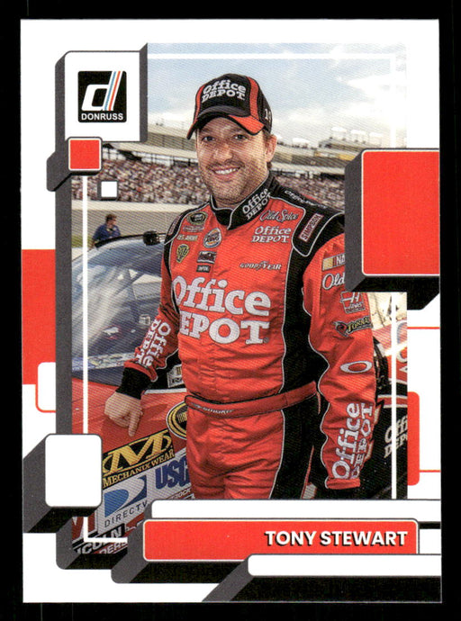 Tony Stewart 2023 Panini Donruss Racing Drivers Base Front of Card