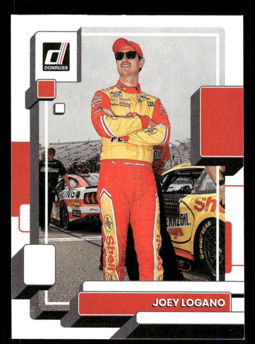 Joey Logano 2023 Panini Donruss Racing Drivers Base Front of Card
