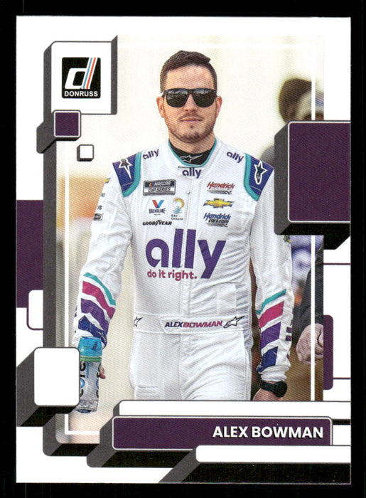 Alex Bowman 2023 Panini Donruss Racing Drivers Base Front of Card