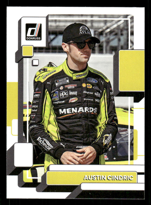 Austin Cindric 2023 Panini Donruss Racing Drivers Base Front of Card