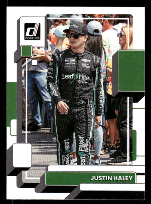 Justin Haley 2023 Panini Donruss Racing Drivers Base Front of Card