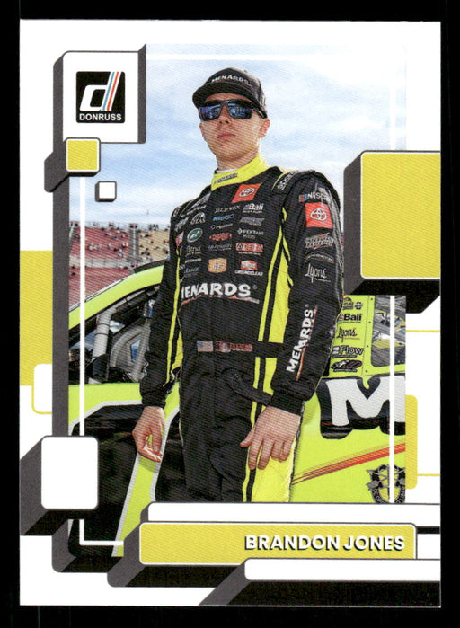 Brandon Jones 2023 Panini Donruss Racing Drivers Base Front of Card