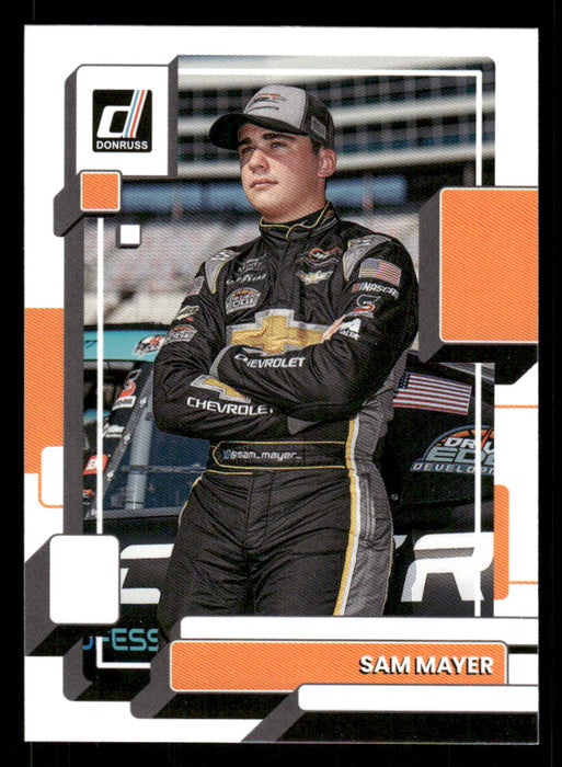 Sam Mayer 2023 Panini Donruss Racing Drivers Base Front of Card