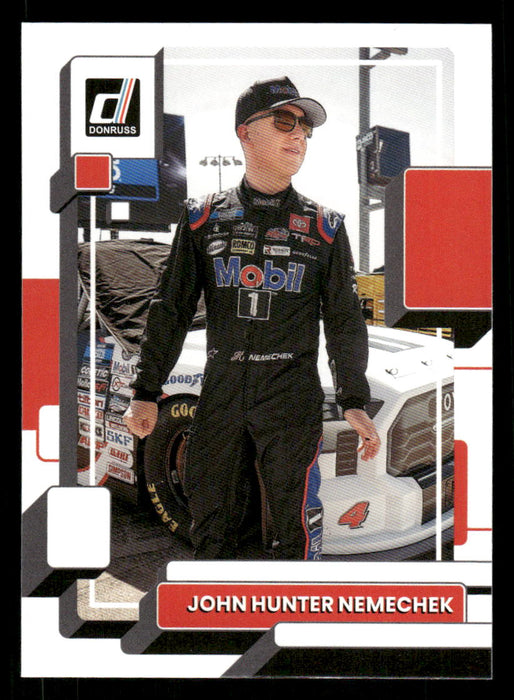 John Hunter Nemechek 2023 Panini Donruss Racing Drivers Base Front of Card