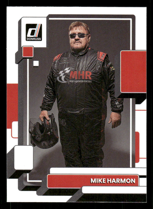 Mike Harmon 2023 Panini Donruss Racing Drivers Base Front of Card