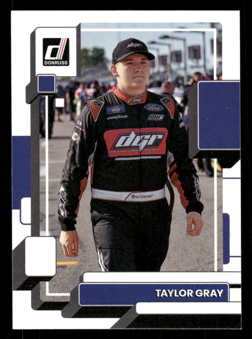 Taylor Gray 2023 Panini Donruss Racing Drivers Base Front of Card