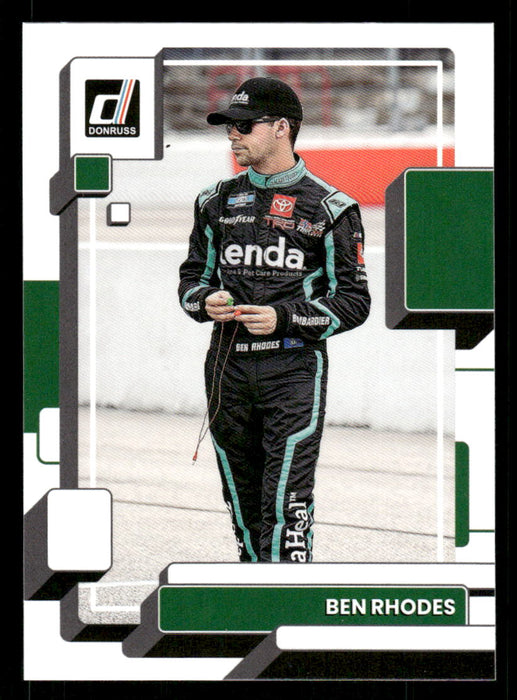 Ben Rhodes 2023 Panini Donruss Racing Drivers Base Front of Card