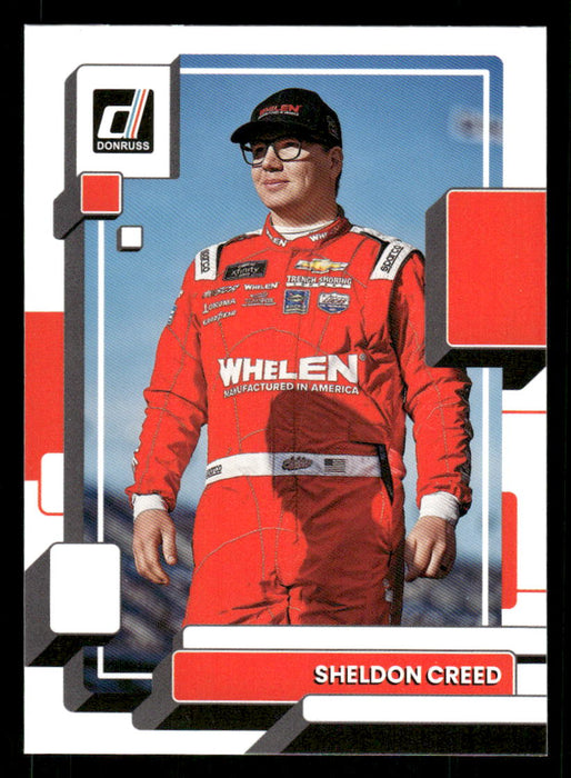 Sheldon Creed 2023 Panini Donruss Racing Drivers Base Front of Card