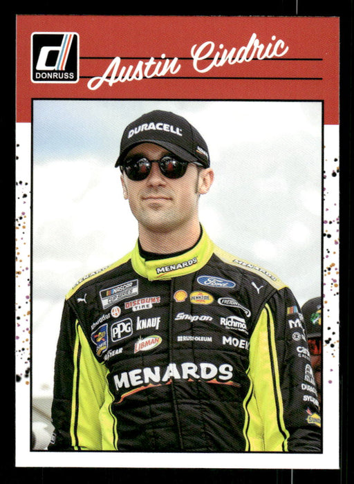 Austin Cindric 2023 Panini Donruss Racing Retro 1990 Base Front of Card