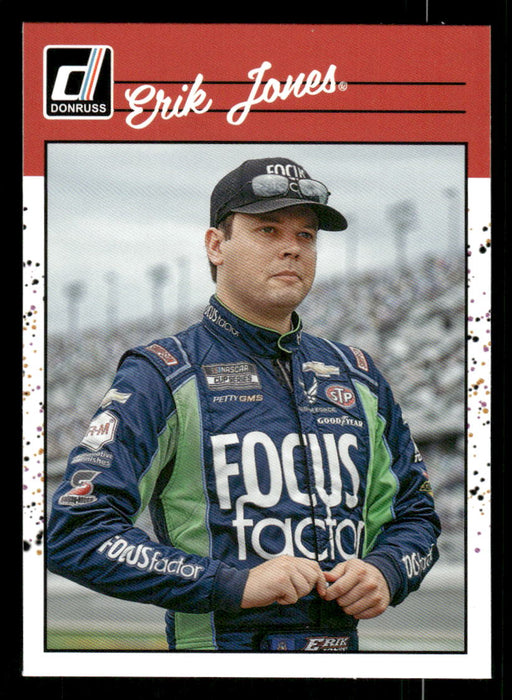Erik Jones 2023 Panini Donruss Racing Retro 1990 Base Front of Card
