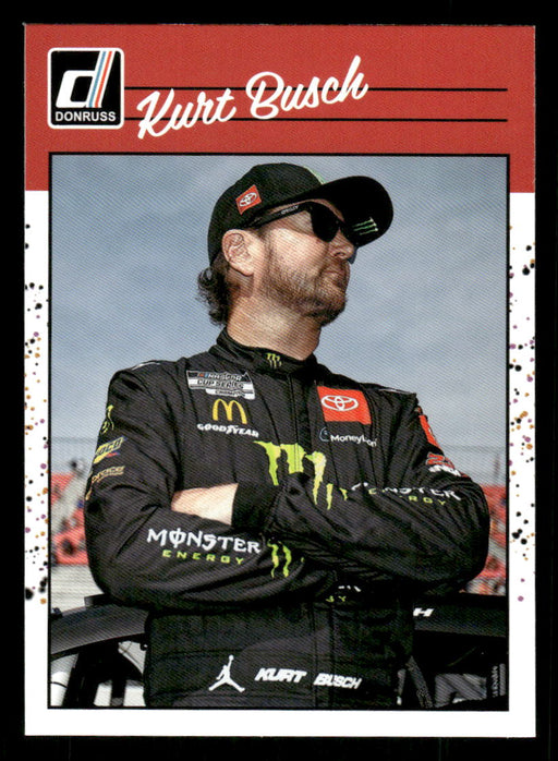 Kurt Busch 2023 Panini Donruss Racing Retro 1990 Base Front of Card