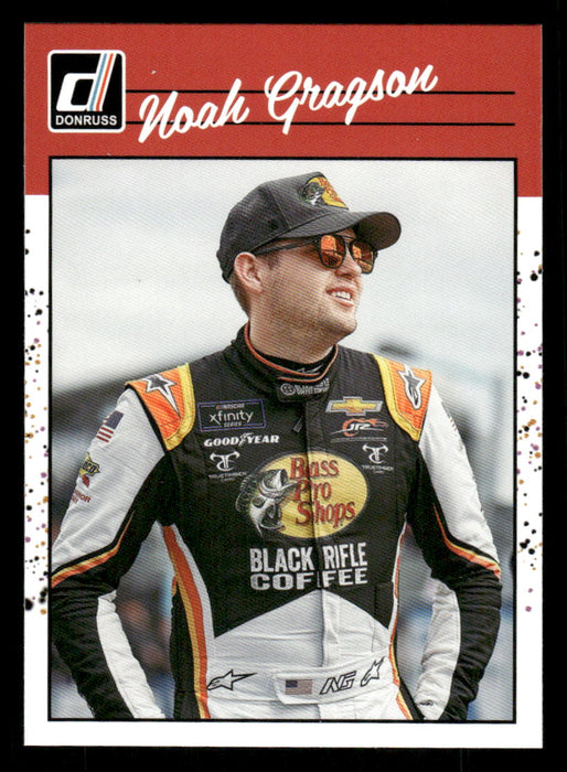 Noah Gragson 2023 Panini Donruss Racing Retro 1990 Base Front of Card