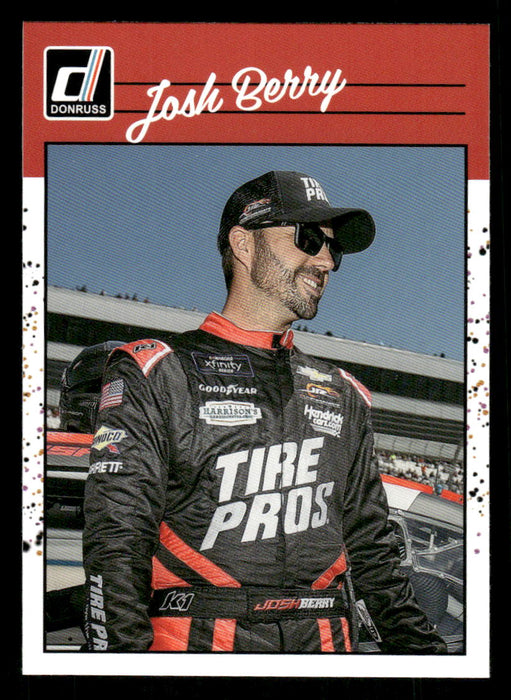 Josh Berry 2023 Panini Donruss Racing Retro 1990 Base Front of Card