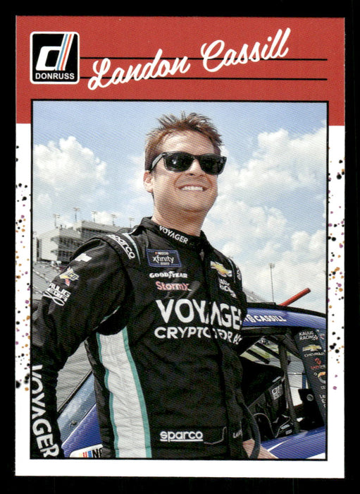 Landon Cassill 2023 Panini Donruss Racing Retro 1990 Base Front of Card