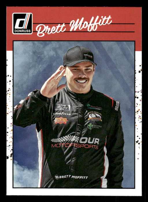 Brett Moffitt 2023 Panini Donruss Racing Retro 1990 Base Front of Card