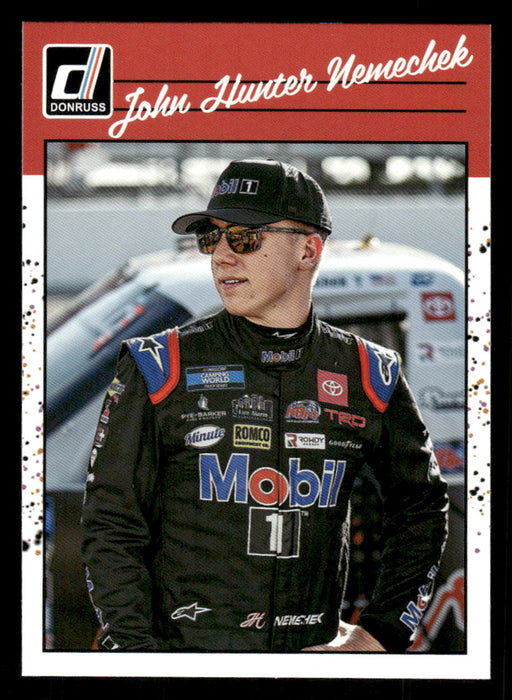 John Hunter Nemechek 2023 Panini Donruss Racing Retro 1990 Base Front of Card