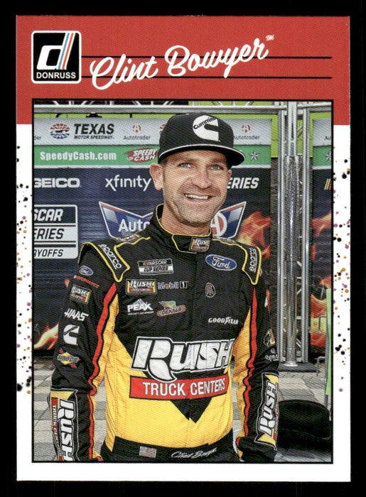 Clint Bowyer 2023 Panini Donruss Racing Retro 1990 Base Front of Card