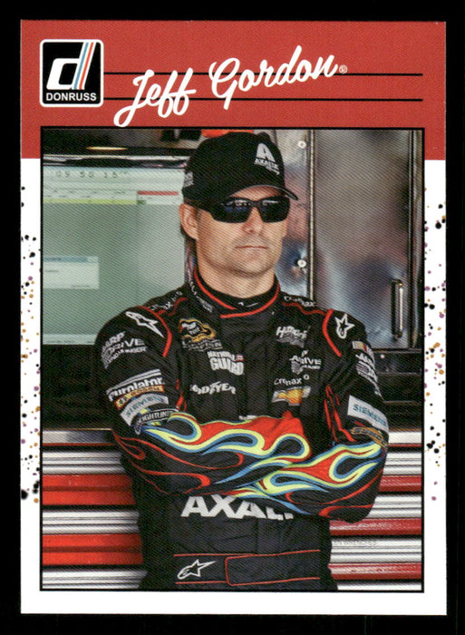 Jeff Gordon 2023 Panini Donruss Racing Retro 1990 Base Front of Card