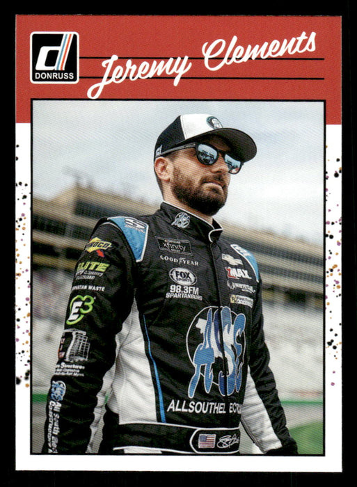 Jeremy Clements 2023 Panini Donruss Racing Retro 1990 Base Front of Card