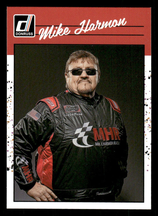 Mike Harmon 2023 Panini Donruss Racing Retro 1990 Base Front of Card